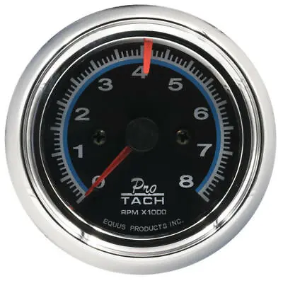 $53.54 • Buy Equus Tachometer Gauge 6076; 6000 Series 0 To 8000 RPM 2-1/2  Electric