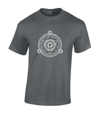 Magic Seal Of Solomon Mens T Shirt Ancient Vintage Design Viking Illuminati • £7.99