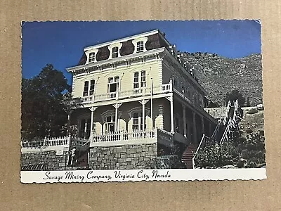 Postcard Savage Mining Company Virginia City NV Nevada Vintage PC • $4.99