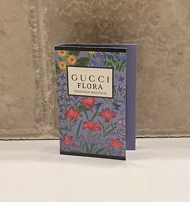 Gucci Flora Gorgeous Magnolia Eau De Parfum EDP  .05oz Sample Spray Vial NEW • $7.89