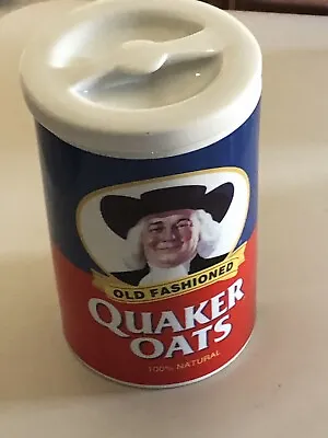 Vtg 1997 120 Th Anniversary Quaker Oats Limited Edition Ceramic Canister 875”  • $39