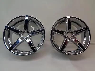 PAIR OF LEXANI R-FOUR FULL CHROME 20x8.5 5x115 ET15 WHEELS WR • $746.99