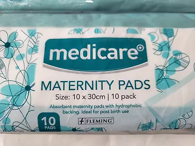 Medicare Maternity Pads - Small Bundle Of 3 Packs Of 10 • £11.99