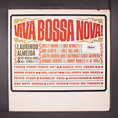 LAURINDO ALMEIDA: Viva Bossa Nova! CAPITOL 12  LP 33 RPM • $12