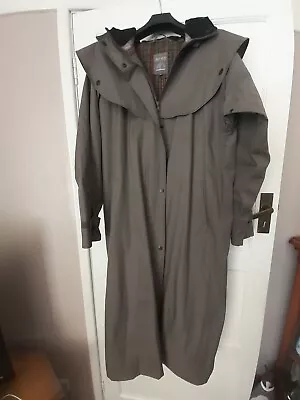 Ladies Jack Murphy Grey Drover Coat Size 12 • £10