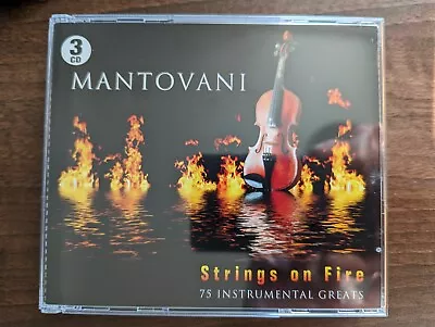 Mantovani   Strings On Fire 75 Instrumental Greats   Mantovani - CD • £4.95