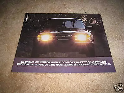 1981 Saab 900 Turbo Sales Brochure Dealer Literature • $6.95