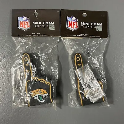 Jacksonville Jaguars NFL Football Mini Foam Topper Team Logo Sports - LOT OF 2 • $4.03