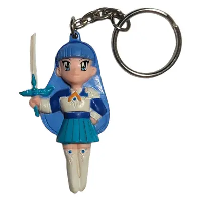 Magic Knight Rayearth Umi Ryuuzaki Figure Keychain Anime Official Tomy • $8.16