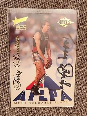 Terry Daniher *SIGNED* 1995 AFL Select Sensation AFLPA MVP 1983 - Essendon • $12