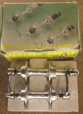 Vintage NOS NEW Spidel / Maillard 700 Professional Silver Hubs Hubset 36h / BSC • $148.17