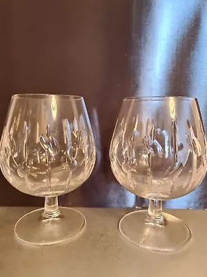 £19.99 • Buy 2 X Edinburgh Crystal - Spey Cut- Brandy Glasses. Vgc