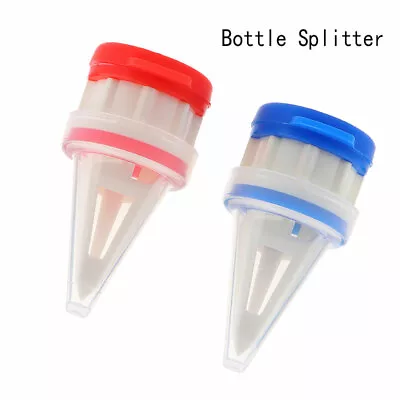 2 Pieces Spout Pourer Silicone Milk Bottles Drink Bottle Splitter Bever-wq • £4.91