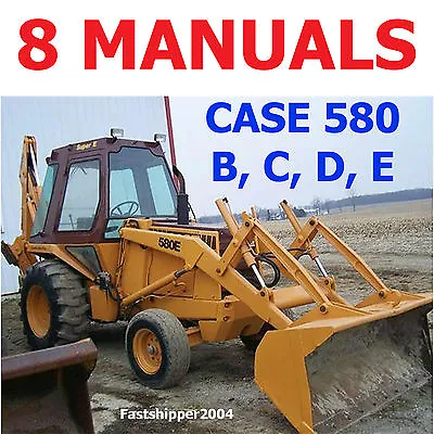 $27.99 • Buy Case 580 B C D E, Loader Backhoe  Shop Repair Services Manual Parts Operator Dvd