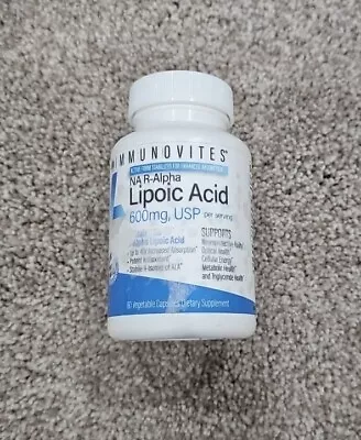 Stabilized R-Alpha Lipoic Acid True 600mg Per Serving High Potency & Up To 40... • $46.95