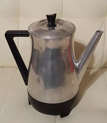 Vintage West Bend Coffee Percolator Electric Pot Excellent Retro Coffee Maker • $35.95