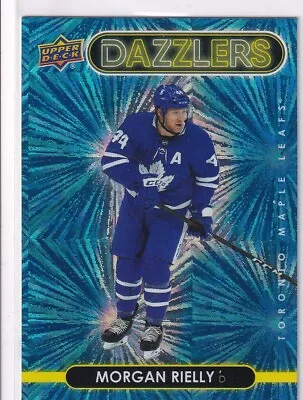 21/22 Ud Series 1 Morgan Rielly Dazzlers Blue Insert #42 • $0.73