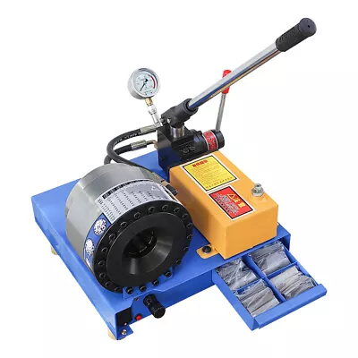 Manual Hose Crimper High Pressure Hydraulic Hose Crimping Machine With Dies • $1199