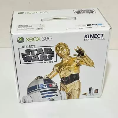 Xbox 360 Star Wars 320GB Kinect Console Limited Edition White Microsoft • $596.98