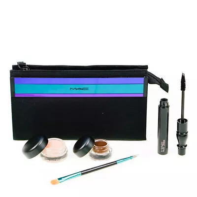 £39.99 • Buy MAC Nude Makeup Gift Set Eyeshadow Eyeliner Mascara Cosmetic Bag Damaged Box