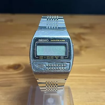 Seiko Men's Watch - C359-5000 Calculator Vintage 1970s • $89