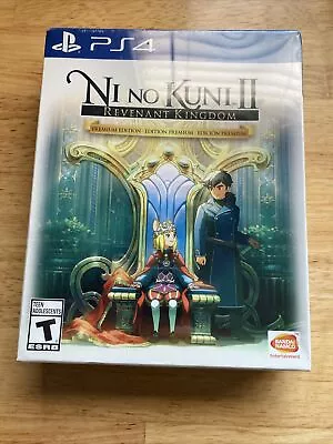 Ni No Kuni II PS4 Video Game Revenant Kingdom Premium Steelbook Edition • $30
