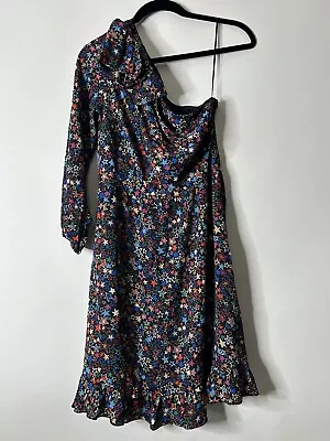 J. Crew Women Size 4 One Shoulder Kaleidoscope Star Dress Style H2660 • $32.77