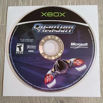 Quantum Redshift (Microsoft Xbox 2002) Disc Only • $2.99