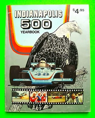 1975 Hungness INDY 500 YEARBOOK 228-pgs BOBBY UNSER All Drivers / Cars / Results • $21.15