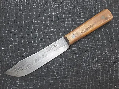 $9.95 • Buy VINTAGE ONTARIO KNIVE CO.OLD HICKORY~ Carbon Steel Butcher  Knife - USA