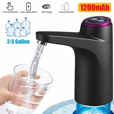 Water Bottle Switch Pump Electric Automatic Universal Jug Dispenser 5 Gallon USB • $10.79