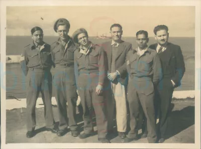 £10.80 • Buy WW2 Royal Engineers Local Soldiers Group Cairo Egypt 3.2x2.5  Orig Photo