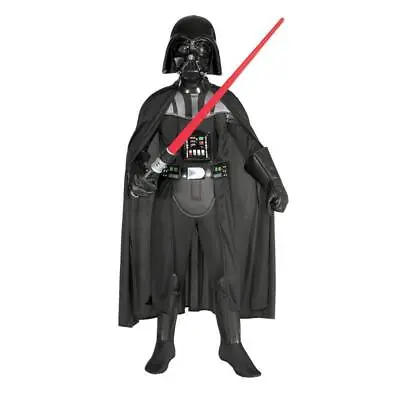 Rubie's Star Wars Darth Vader Deluxe Child Fancy Dress Costume • £26.49
