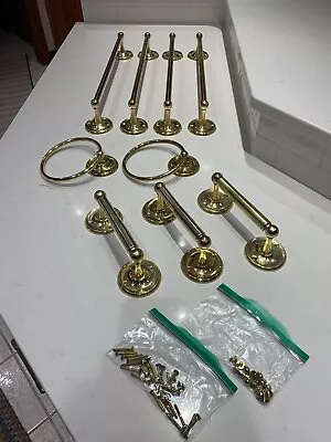 Design House Bathroom Accessory Sets - Solid Polished Brass Sell As One Lot • $29.95