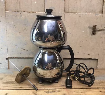 $79.99 • Buy Vintage Sunbeam Coffeemaster Vacuum Coffee Pot Model C20 Double Bubble USA Works