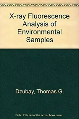 X-Ray Fluorescence Analysis Of Environmental Samples Hardcover • $18.63