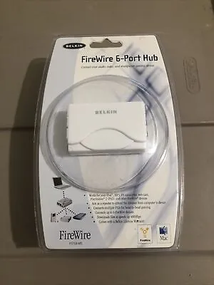 $119.99 • Buy  Belkin  Firewire 6-port Hub : F5u526-apl, Audio, Video, Oem & Original, Nisp