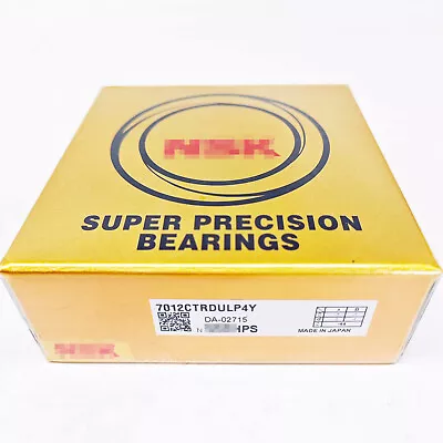 New Abec-7 Super Precision Spindle Bearings For NSK 7012CTRDULP4Y ( Set Of 2 ) • $148.78