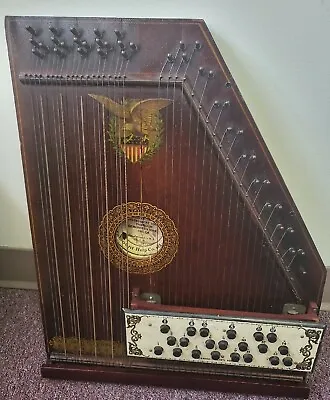 Antique Paramount Concert Zither Harp By Paramount Harp Co. Of America Harp • $57