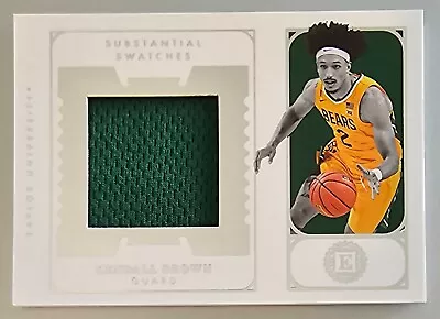 2022 Chronicles Draft Pick Kendall Brown Encased Swatches RC Patch ES-KBR Baylor • $1.95