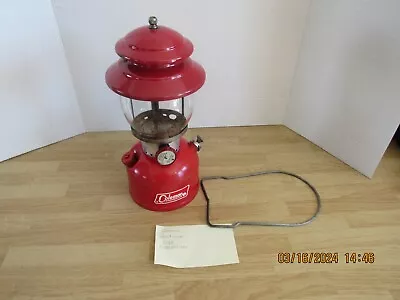 Vintage Red Coleman Lantern Model 200a 1965 • $59.99