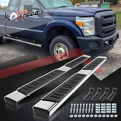 6  Aluminum Side Step Bar Running Board For 99-16 Ford F250-F550 SD Extended Cab • $170.98