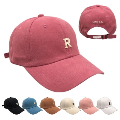 $13.21 • Buy Letter Embroidered Retro Unisex Leisure Cap Baseball Caps Sun Hat Visors Hat