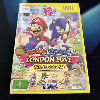 Mario And Sonic At The London 2012 Olympic Games (Preowned PAL) - Nintendo Wii • $18.10