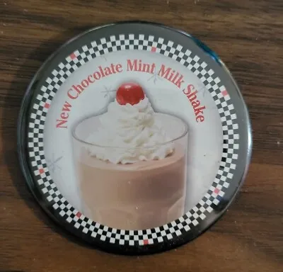 Steak N Shake Employee Pin New Chocolate Mint Milk Shake • $5