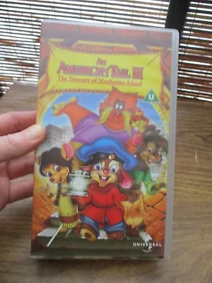 An American Tail 3 Treasure Of Manhattan Island VHS Video Tape (NEW) • $9.85