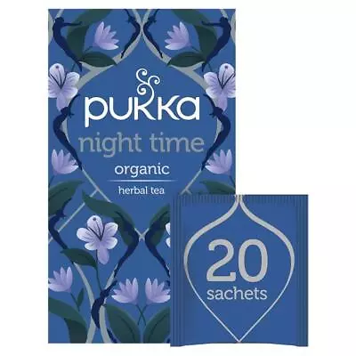 Pukka Herbs Night Time Organic Herbal Tea - 20 Teabags • £7.20