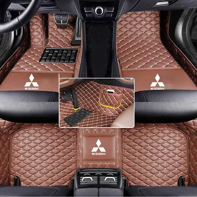 Sedan Car Floor Mats For Mitsubishi Lancer 2007-2017 Custom Waterproof Carpets  • $42.57