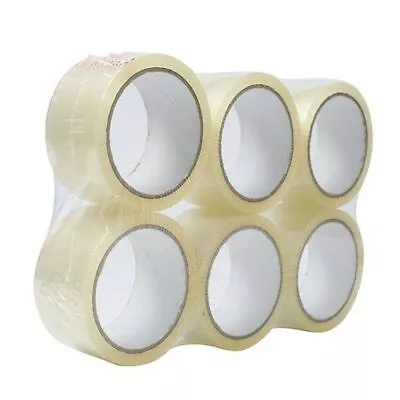 Heavy Duty 12 Rolls Carton Sealing Clear Packing Tape Box Shipping 2  110 Yards • $27.25