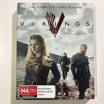 VIKINGS Season 3 With Slipcase BLU-RAY • $9.09